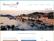 Tablet Screenshot of apartmani-laura.hr